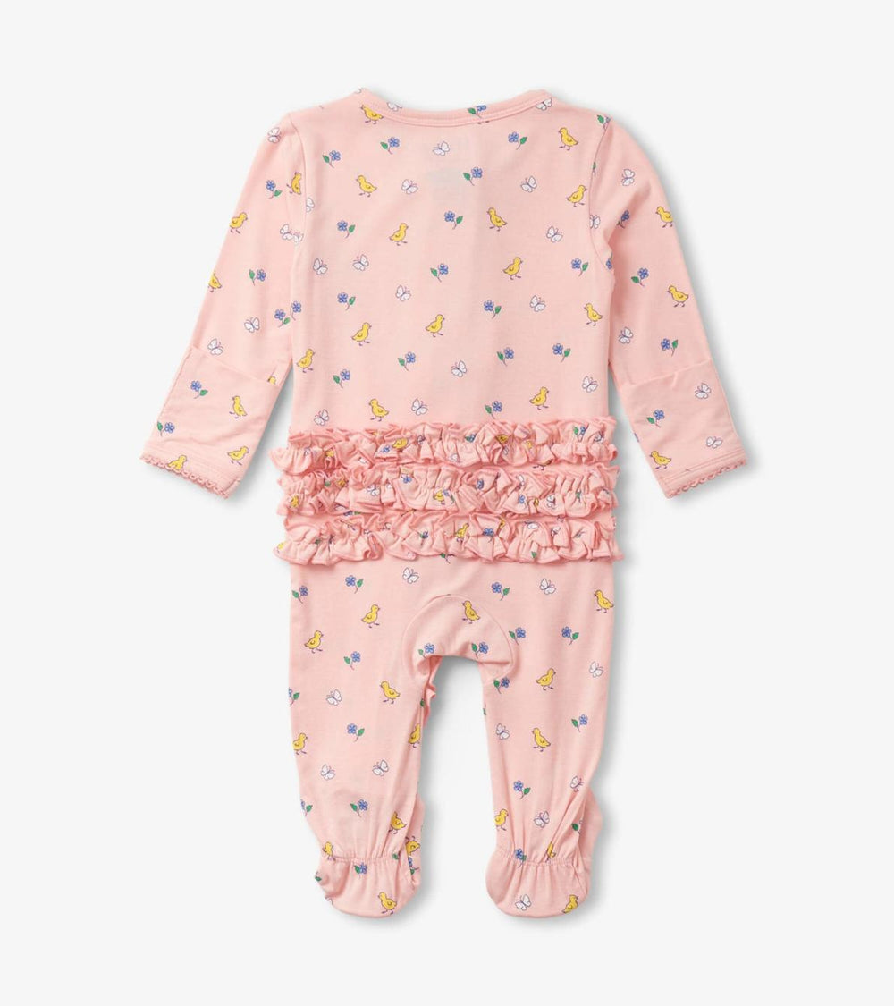 Hatley Sleepwear | Baby &amp; Toddler Baby Girls Springtime Ruffle Footed Sleeper