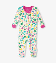 Hatley Sleepwear | Baby &amp; Toddler Baby Pink Falala Cotton Footed Sleeper
