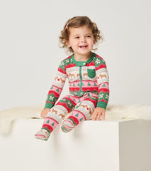 Hatley Sleepwear | Baby &amp; Toddler Baby Puppy Hearts Bamboo Footed Sleeper
