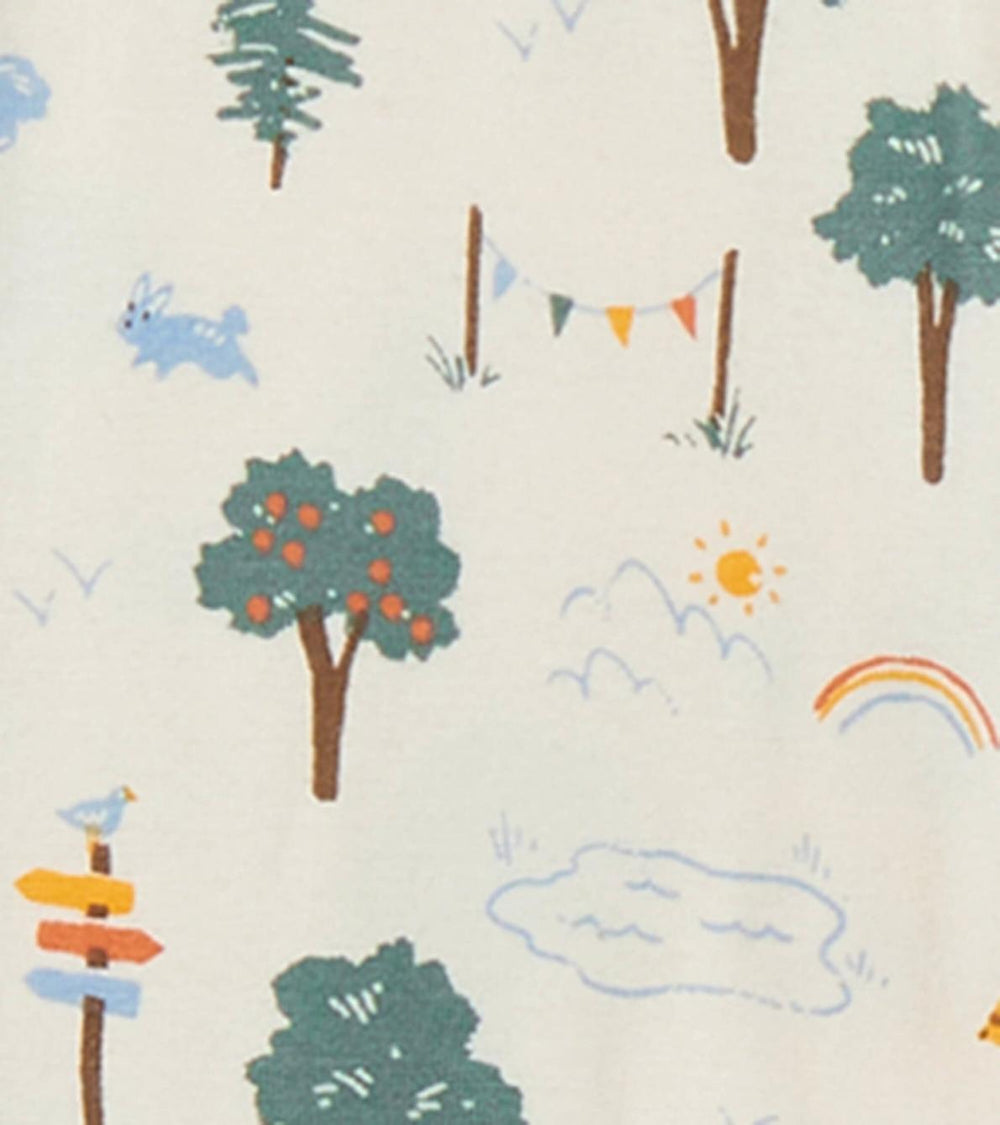 Hatley Sleepwear | Baby &amp; Toddler Camping Animals Newborn Zip-Up Footed Sleeper