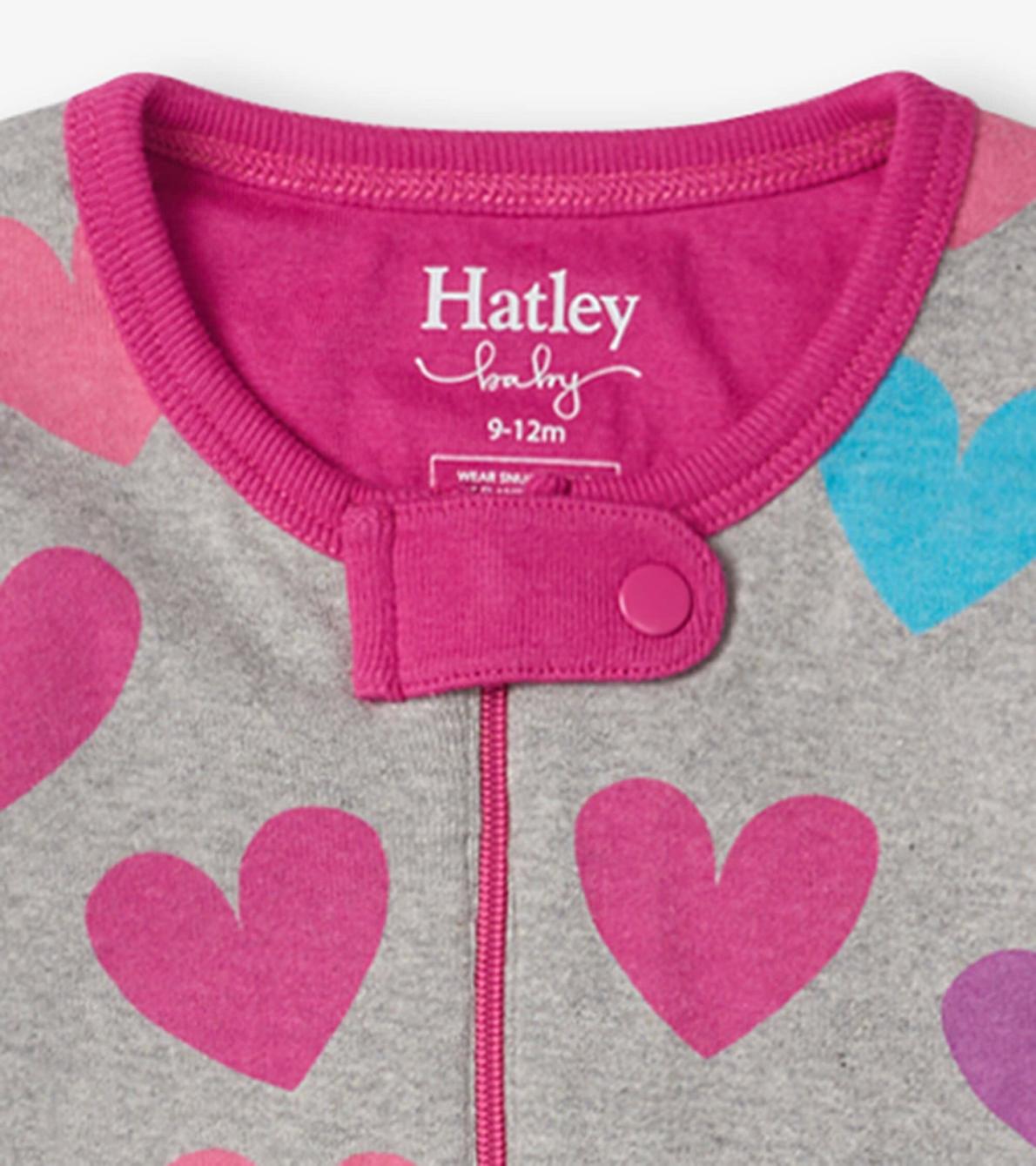 Hatley Sleepwear | Baby &amp; Toddler Fun Hearts Baby Footed Sleeper