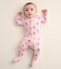 Hatley Sleepwear | Baby &amp; Toddler Hot Air Balloons Newborn Ruffle Footed Sleeper