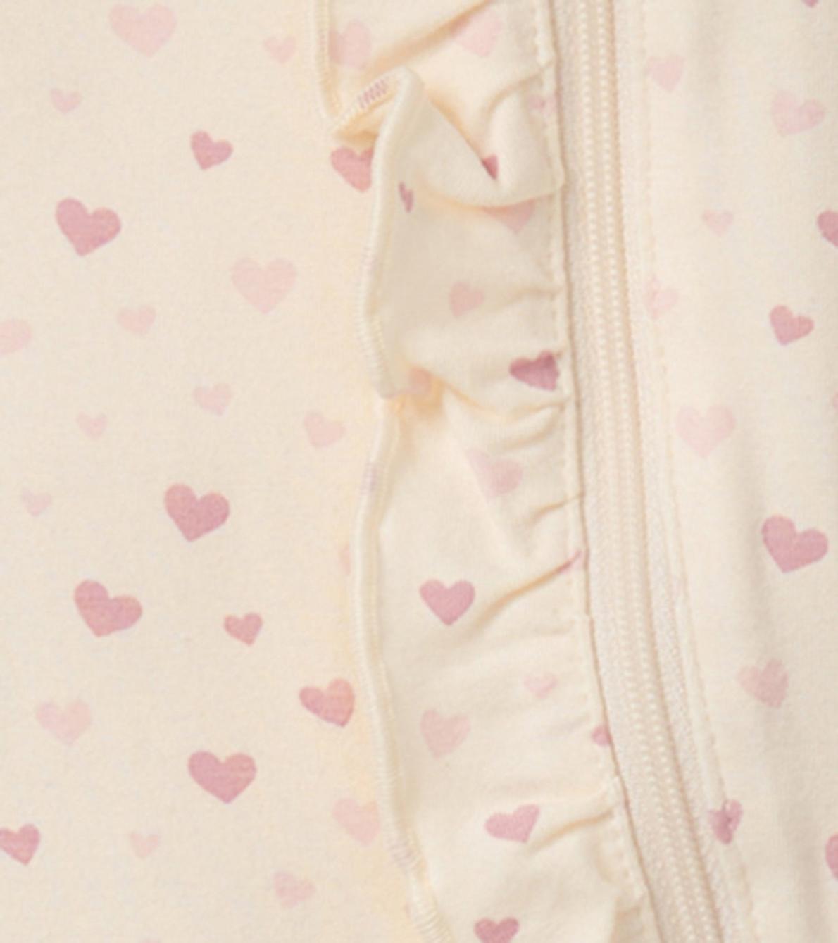 Hatley Sleepwear | Baby &amp; Toddler Pretty Hearts Newborn Ruffle Footed Sleeper