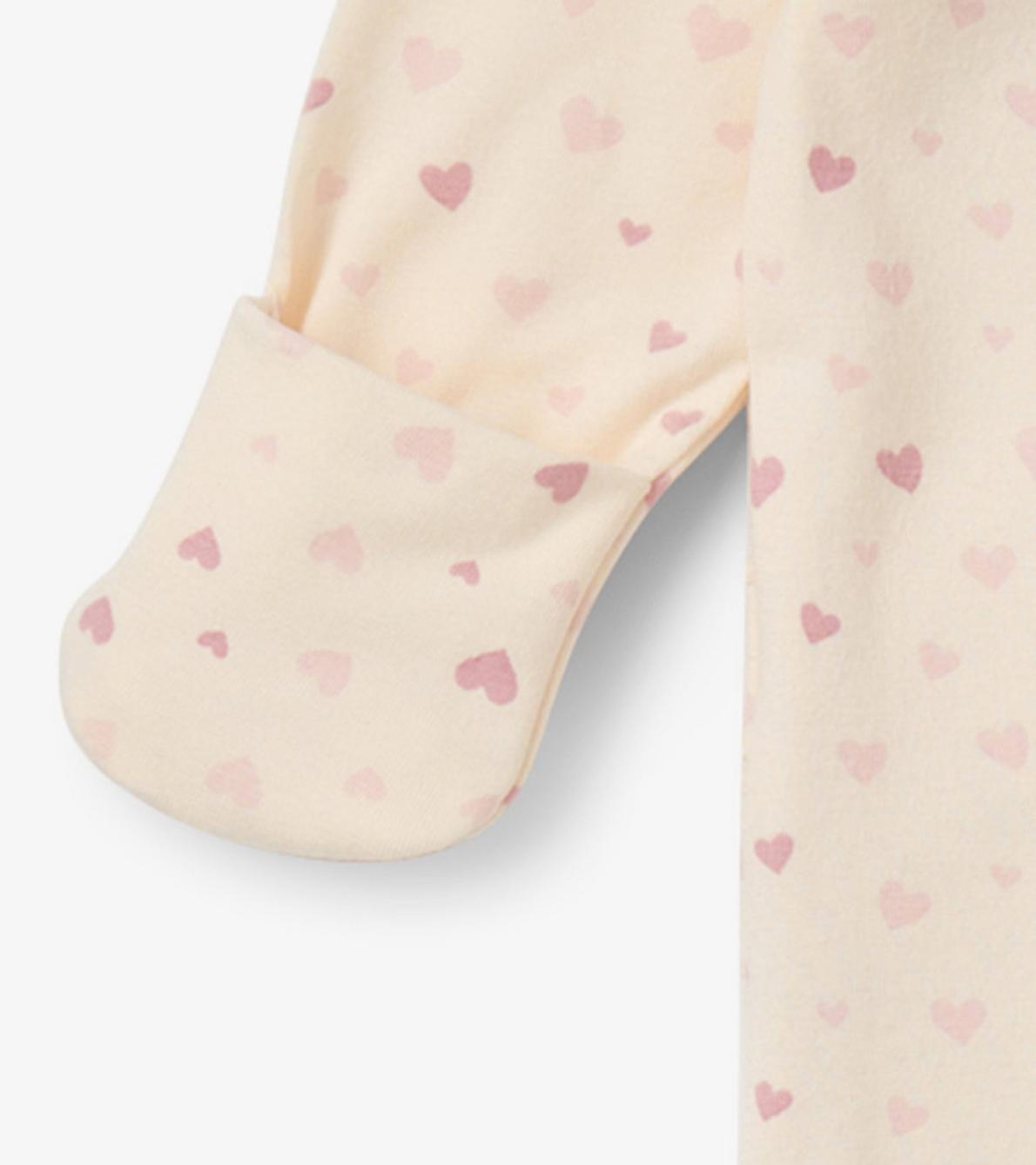 Hatley Sleepwear | Baby &amp; Toddler Pretty Hearts Newborn Ruffle Footed Sleeper