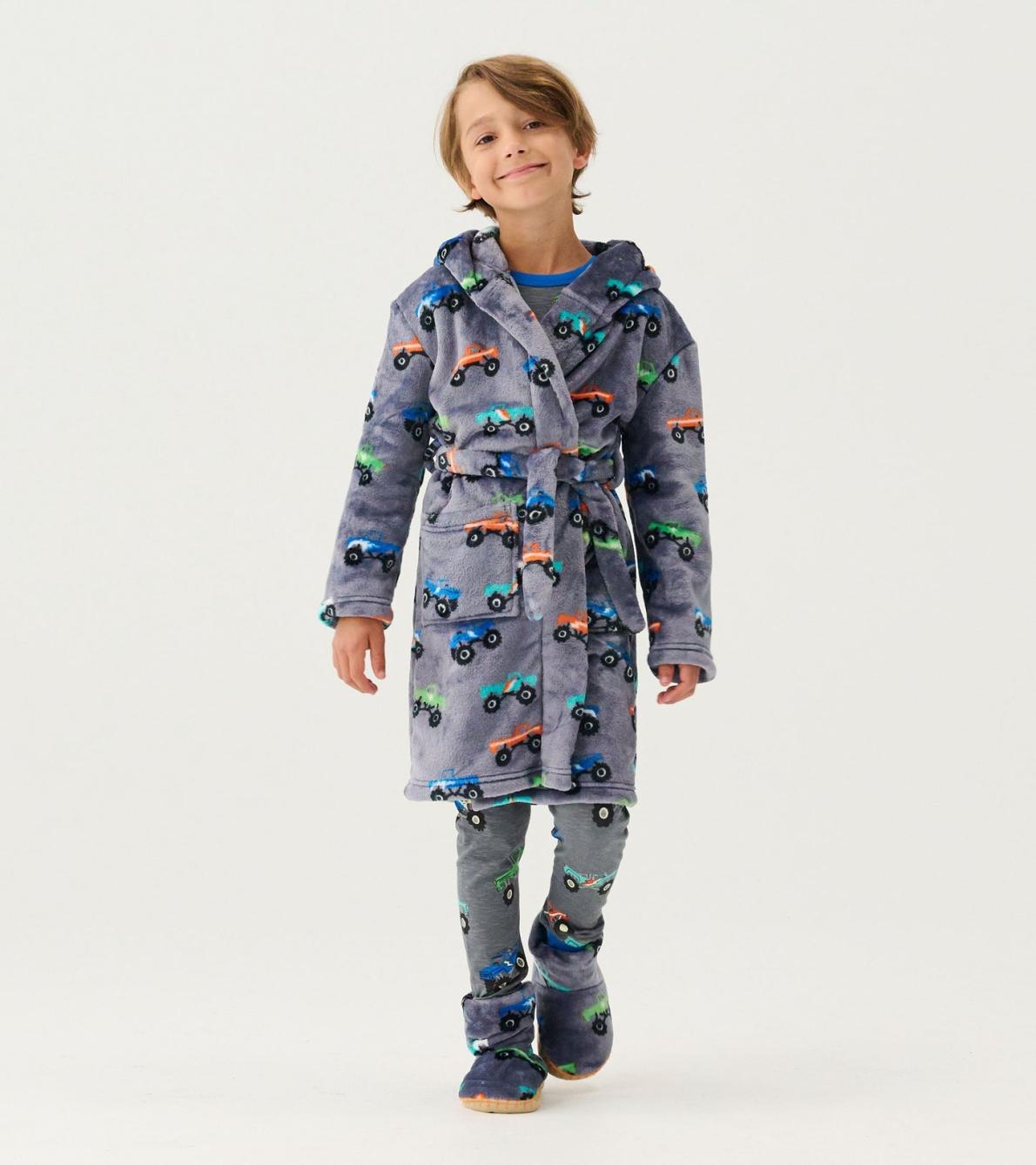 Hatley Sleepwear | Boys Baby Boys Monster Trucks Fleece Robe