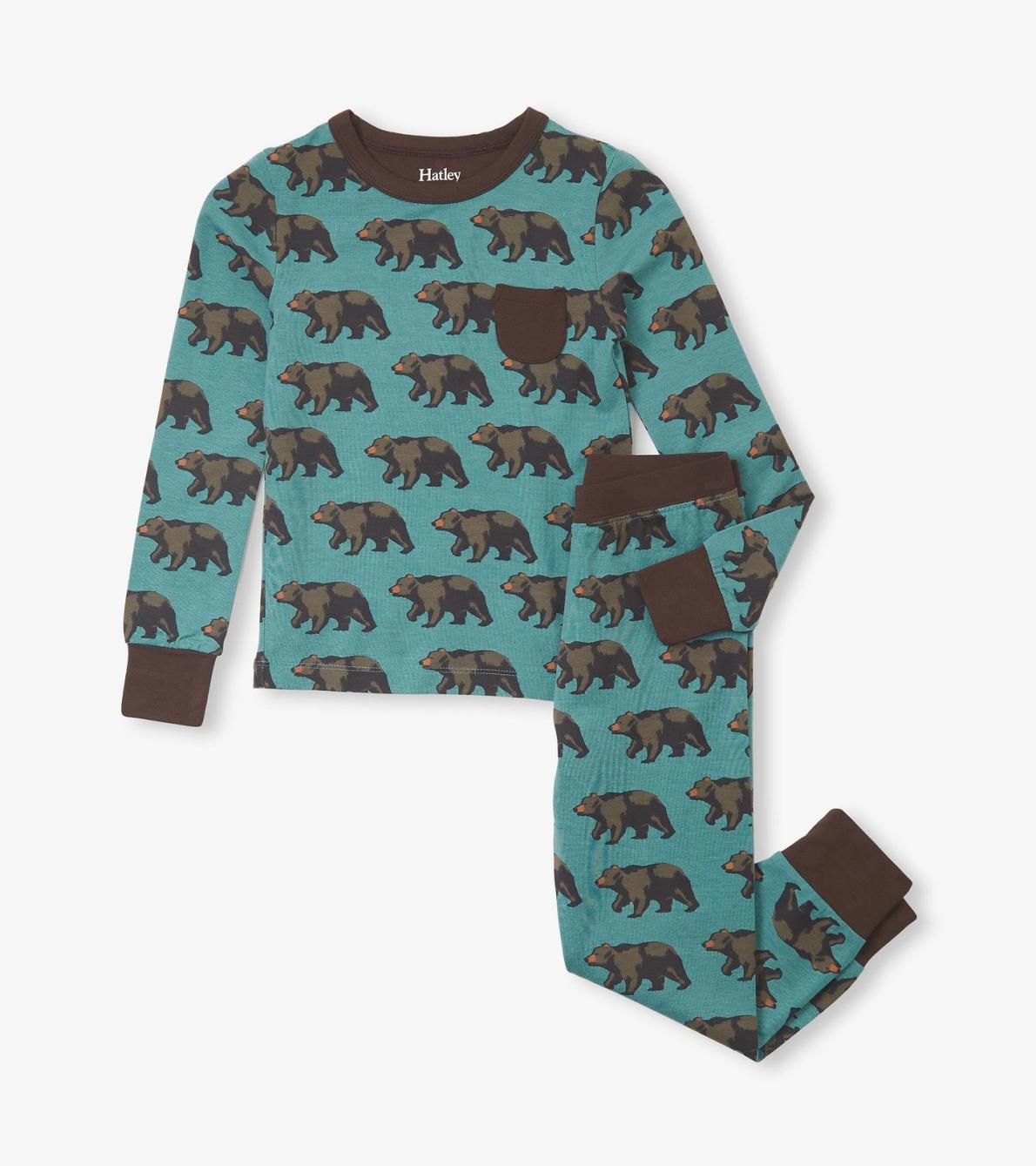 Hatley Sleepwear | Boys Boys Bears Bamboo Pajama Set