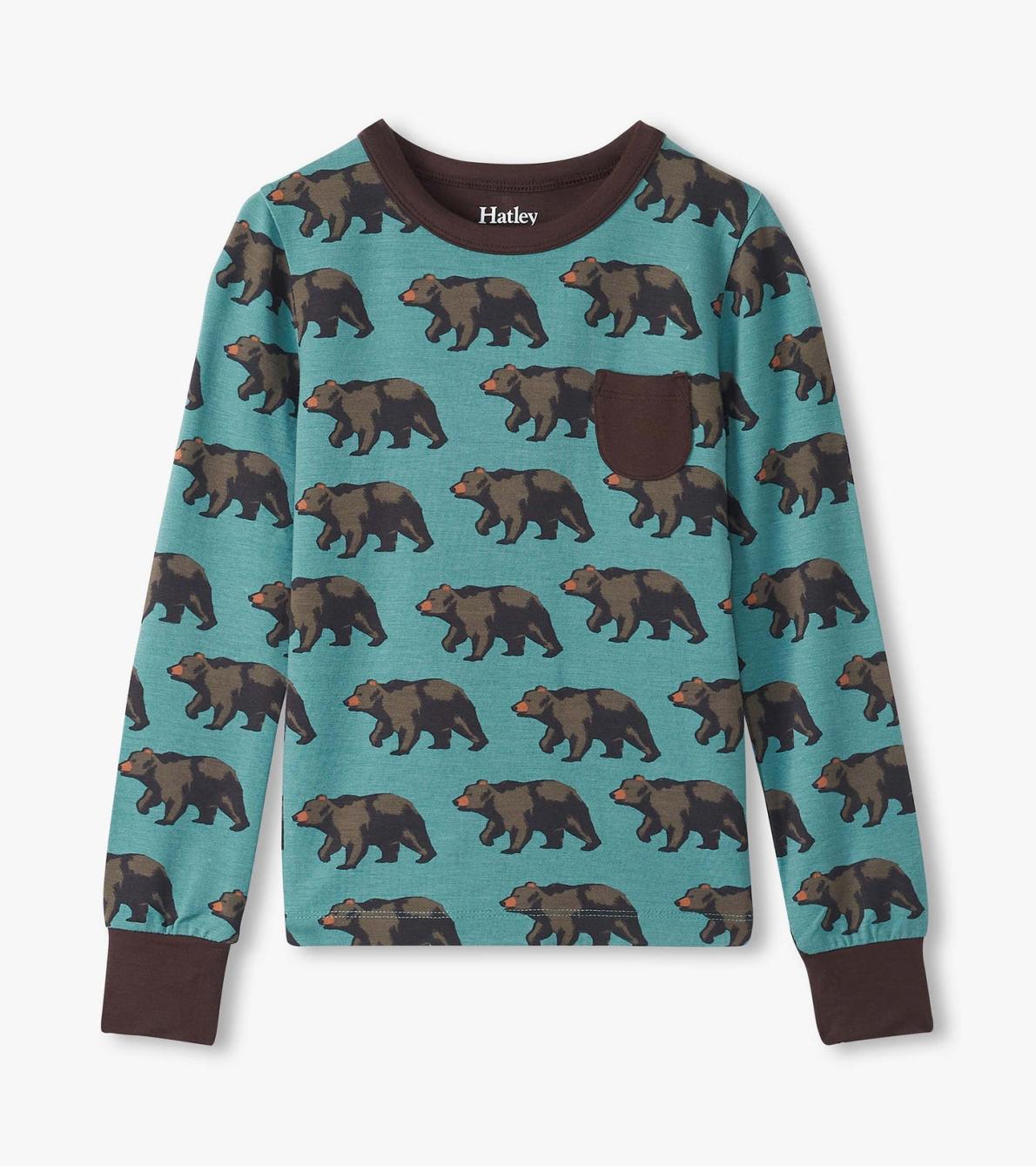 Hatley Sleepwear | Boys Boys Bears Bamboo Pajama Set