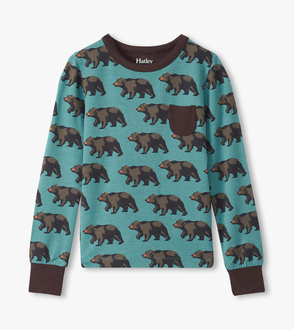 Hatley Sleepwear | Boys Boys Bears Bamboo Pajama Set