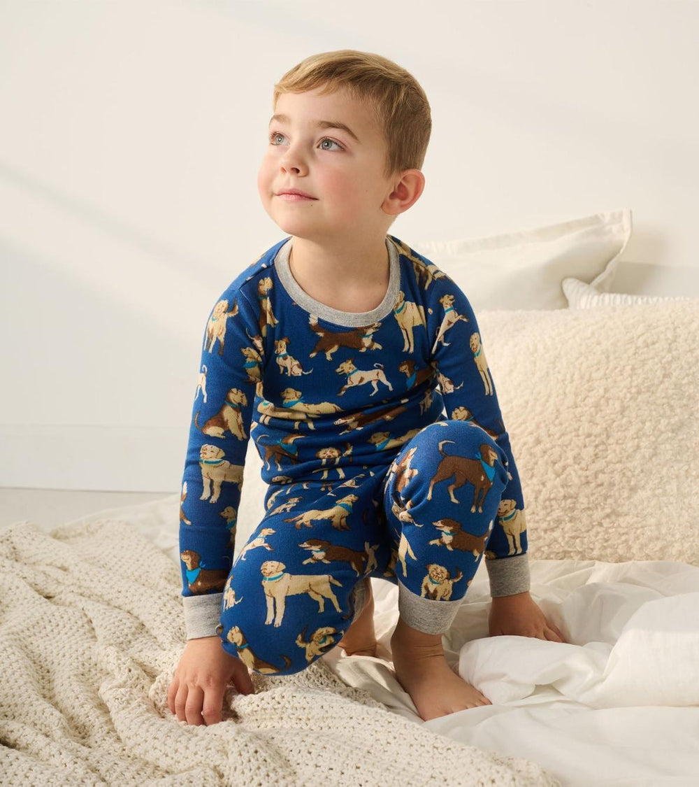 Hatley Sleepwear | Boys Boys Classic Dogs Organic Cotton Pajama Set