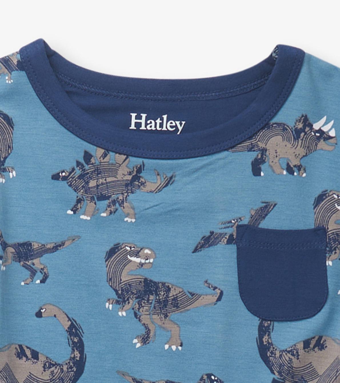 Hatley Sleepwear | Boys Boys Dinosaur Bamboo Short Pajama Set