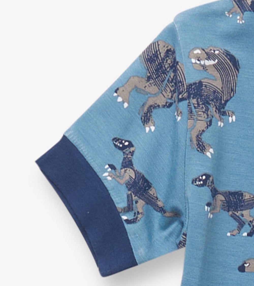 Hatley Sleepwear | Boys Boys Dinosaur Bamboo Short Pajama Set