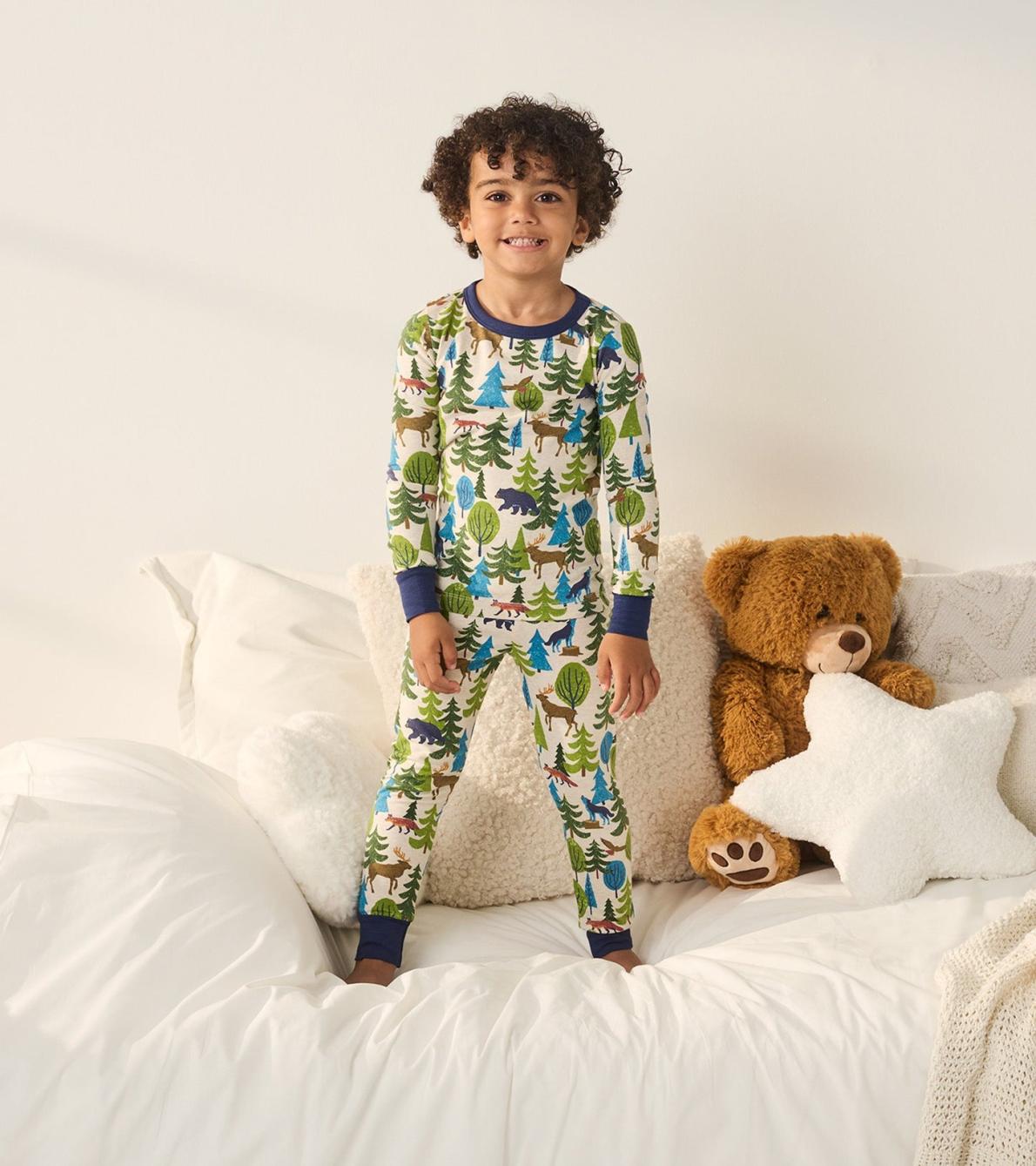 Hatley Sleepwear | Boys Boys Forest Scene Pajama Set