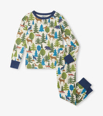 Hatley Sleepwear | Boys Boys Forest Scene Pajama Set