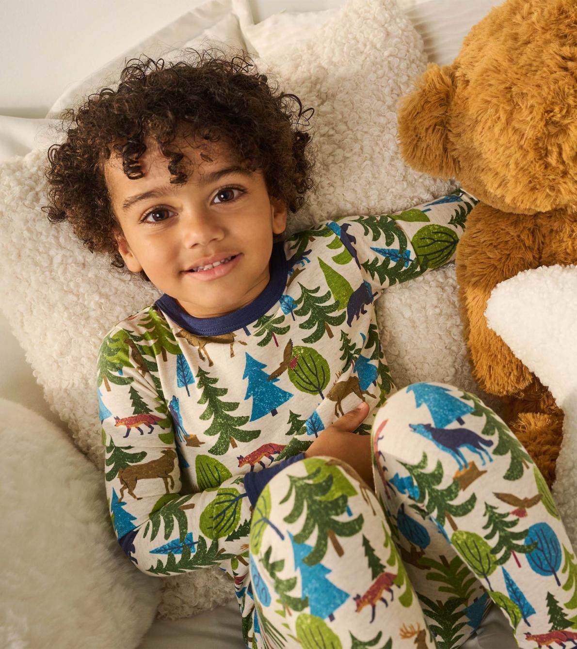 Hatley Sleepwear | Boys Boys Forest Scene Pajama Set