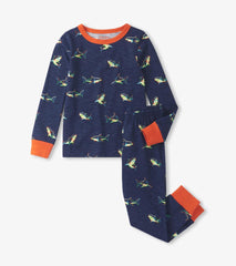 Hatley Sleepwear | Boys Boys Glow Sharks Pajama Set