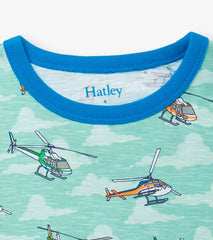 Hatley Sleepwear | Boys Boys Helicopters Short Pajama Set