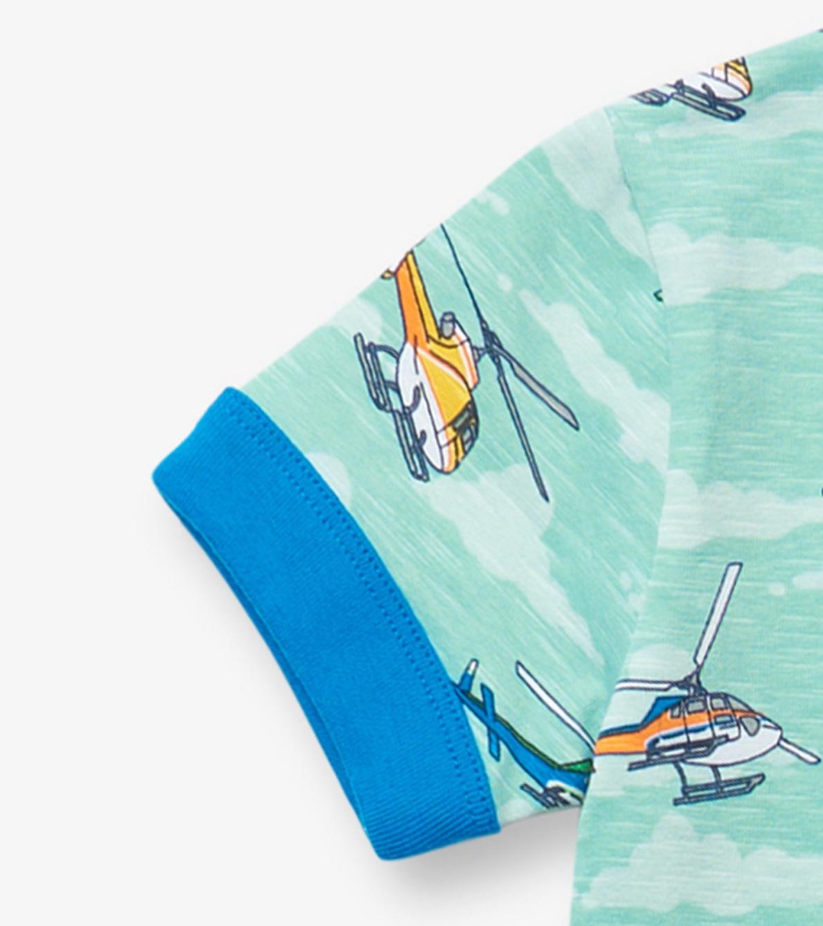 Hatley Sleepwear | Boys Boys Helicopters Short Pajama Set
