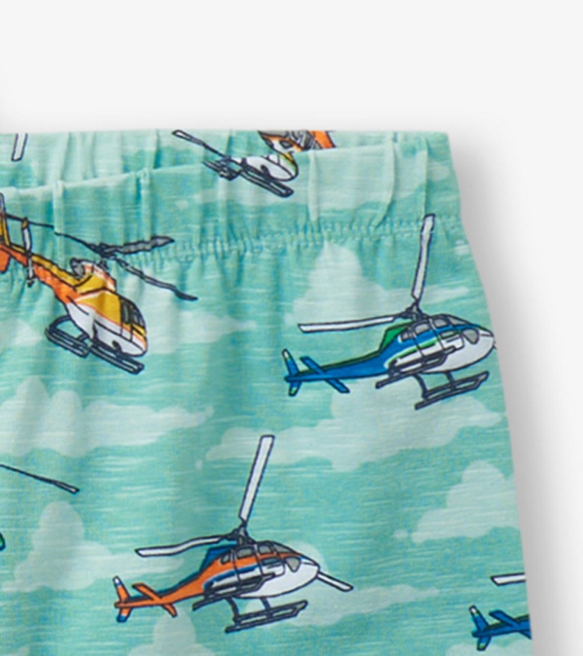 Hatley Sleepwear | Boys Boys Helicopters Short Pajama Set