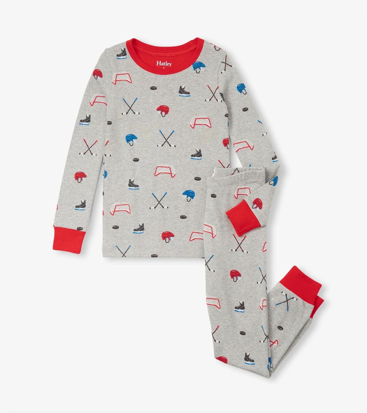 Hatley Sleepwear | Boys Boys Hockey Organic Cotton Pajama Set