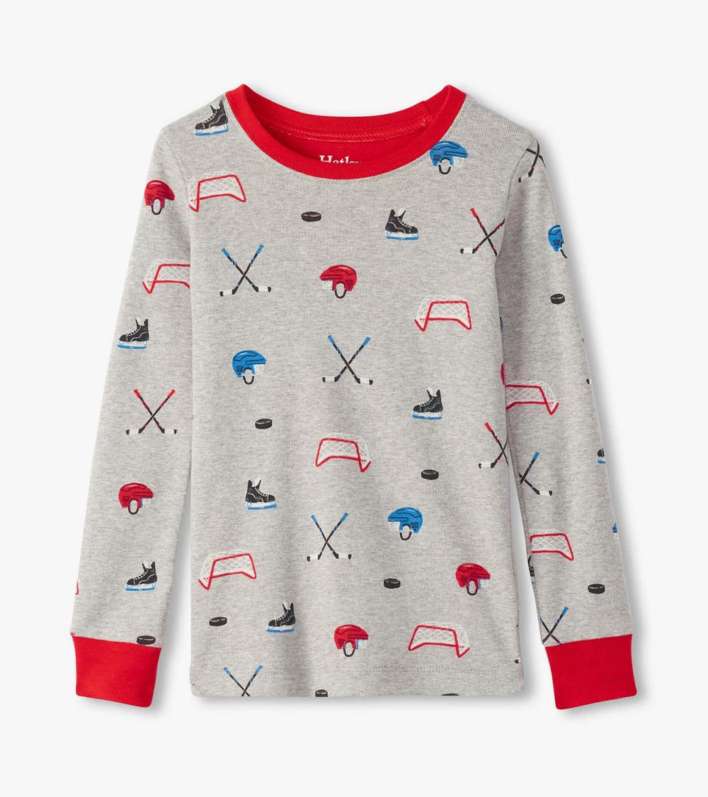 Hatley Sleepwear | Boys Boys Hockey Organic Cotton Pajama Set