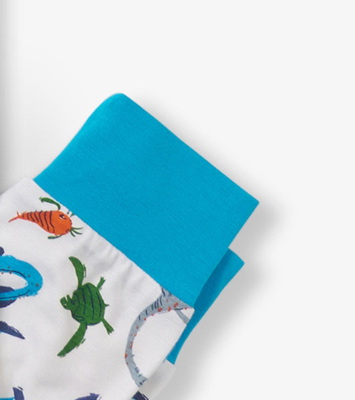 Hatley Sleepwear | Boys Boys Prehistoric Marine Bamboo Pajama Set