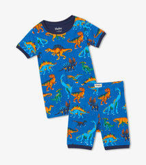 Hatley Sleepwear | Boys Dino Park Organic Cotton Short Pajama Set