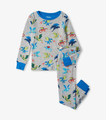 Hatley Sleepwear | Boys Dragon Realm Organic Cotton Pajama Set