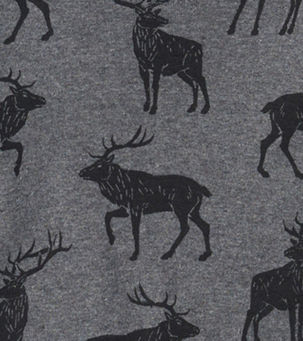 Hatley Sleepwear | Boys Magestic Elks Raglan Organic Cotton Pajama Set