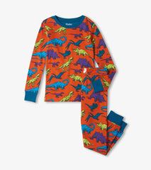 Hatley Sleepwear | Boys Real Dinosaurs Organic Cotton Pajama Set
