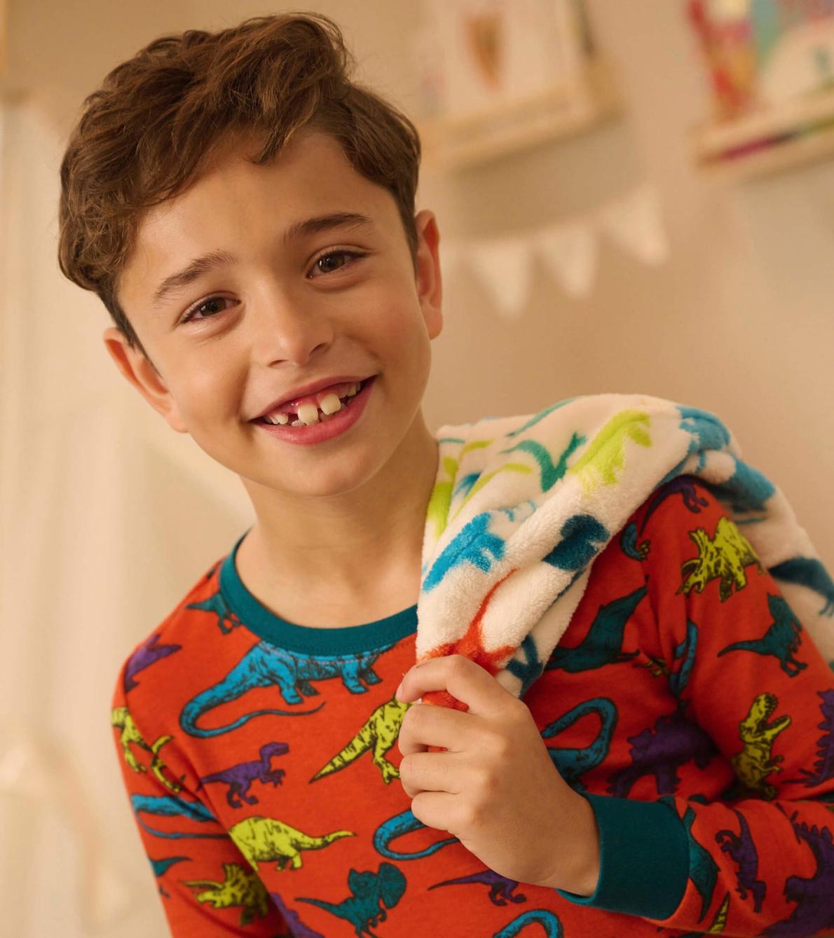 Hatley Sleepwear | Boys Real Dinosaurs Organic Cotton Pajama Set