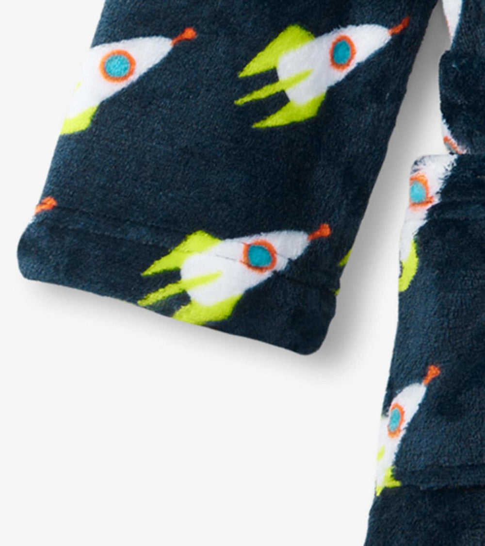 Hatley Sleepwear | Boys Rocket Man Fleece Robe