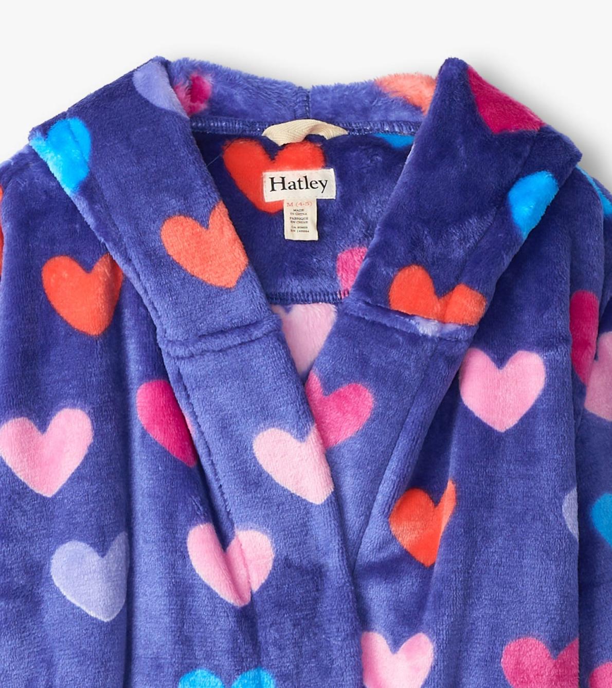Hatley Sleepwear | Girls Baby Girls Hearts Fleece Robe