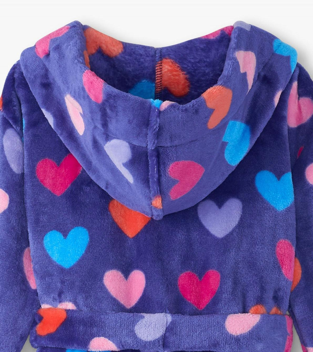 Hatley Sleepwear | Girls Baby Girls Hearts Fleece Robe