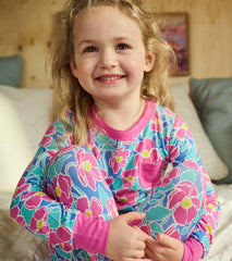 Hatley Sleepwear | Girls Girls Big Poppies Bamboo Pajama Set