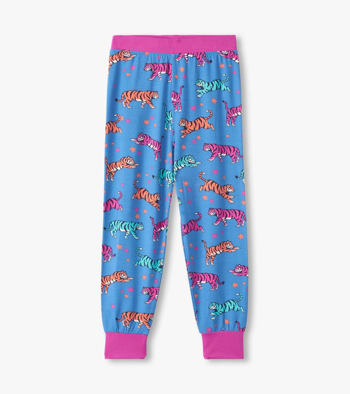 Hatley Sleepwear | Girls Girls Celestial Tigers Bamboo Pajama Set