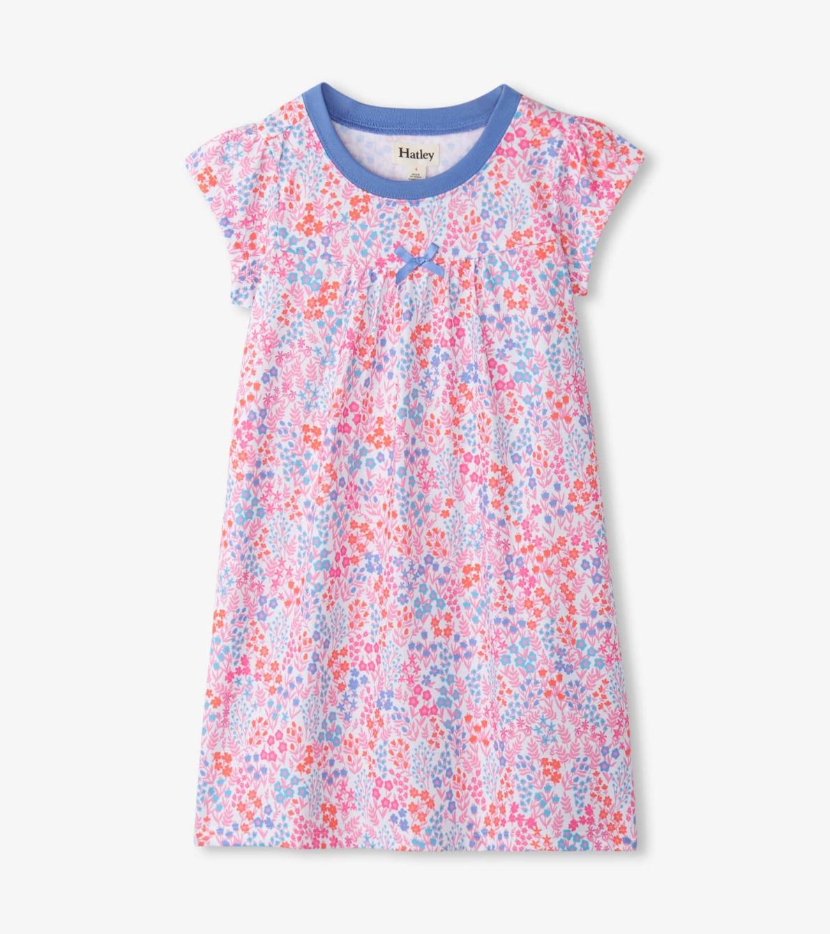 Hatley Sleepwear | Girls Girls Ditsy Floral Short Sleeve Nightgown
