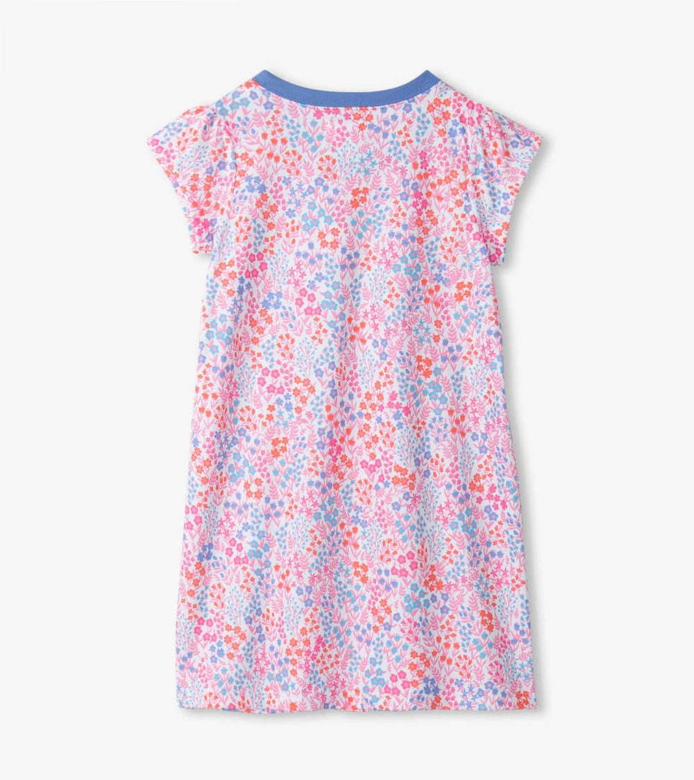 Hatley Sleepwear | Girls Girls Ditsy Floral Short Sleeve Nightgown