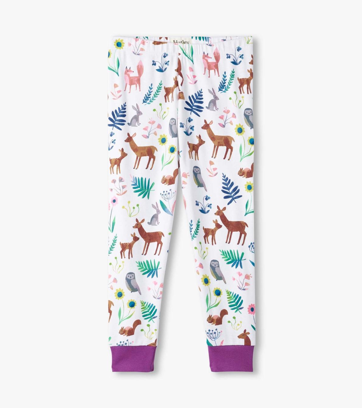 Hatley Sleepwear | Girls Girls Forest Creatures Organic Cotton Pajama Set