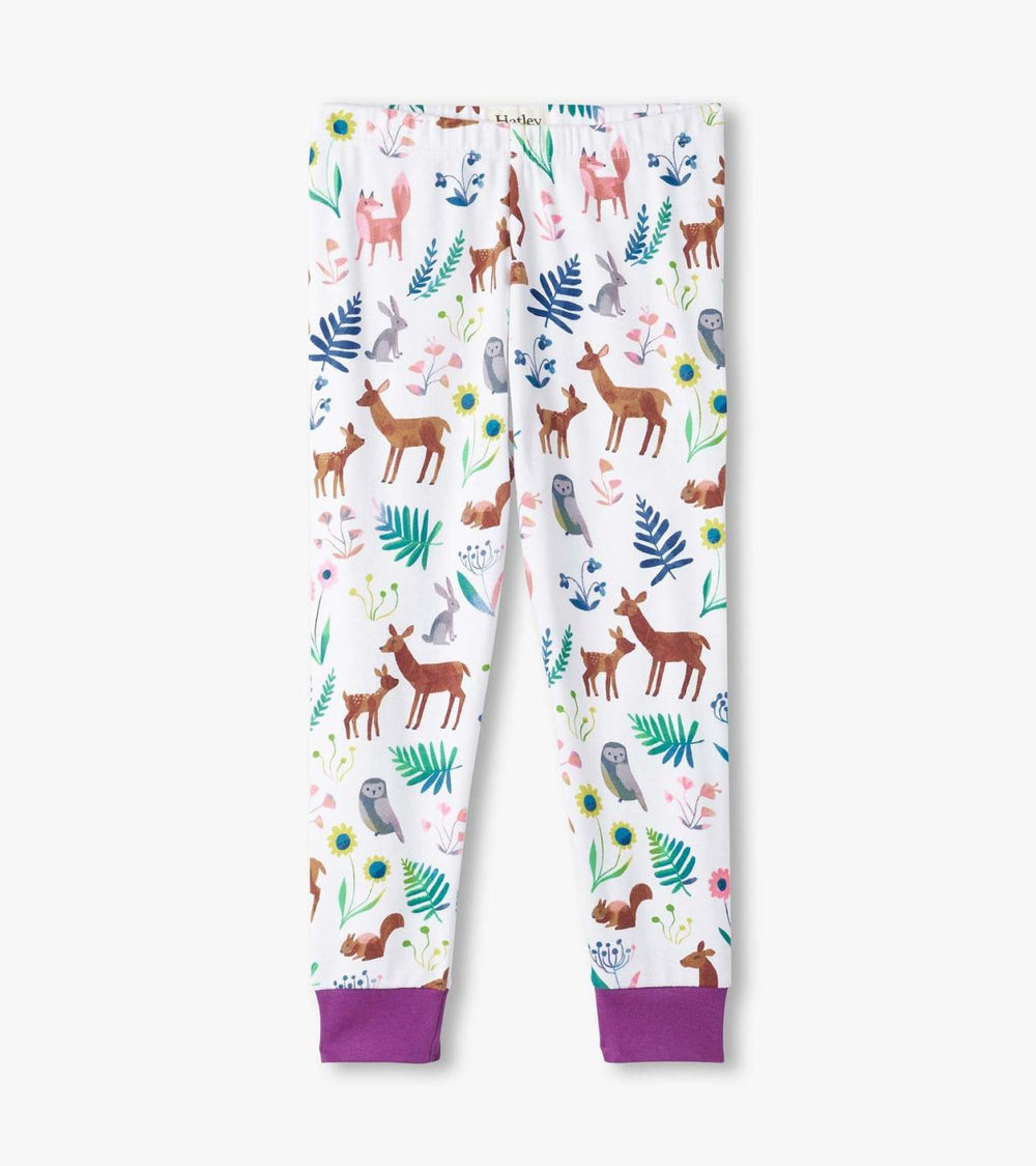 Hatley Sleepwear | Girls Girls Forest Creatures Organic Cotton Pajama Set