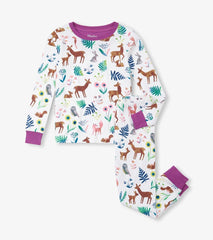 Hatley Sleepwear | Girls Girls Forest Creatures Organic Cotton Pajama Set