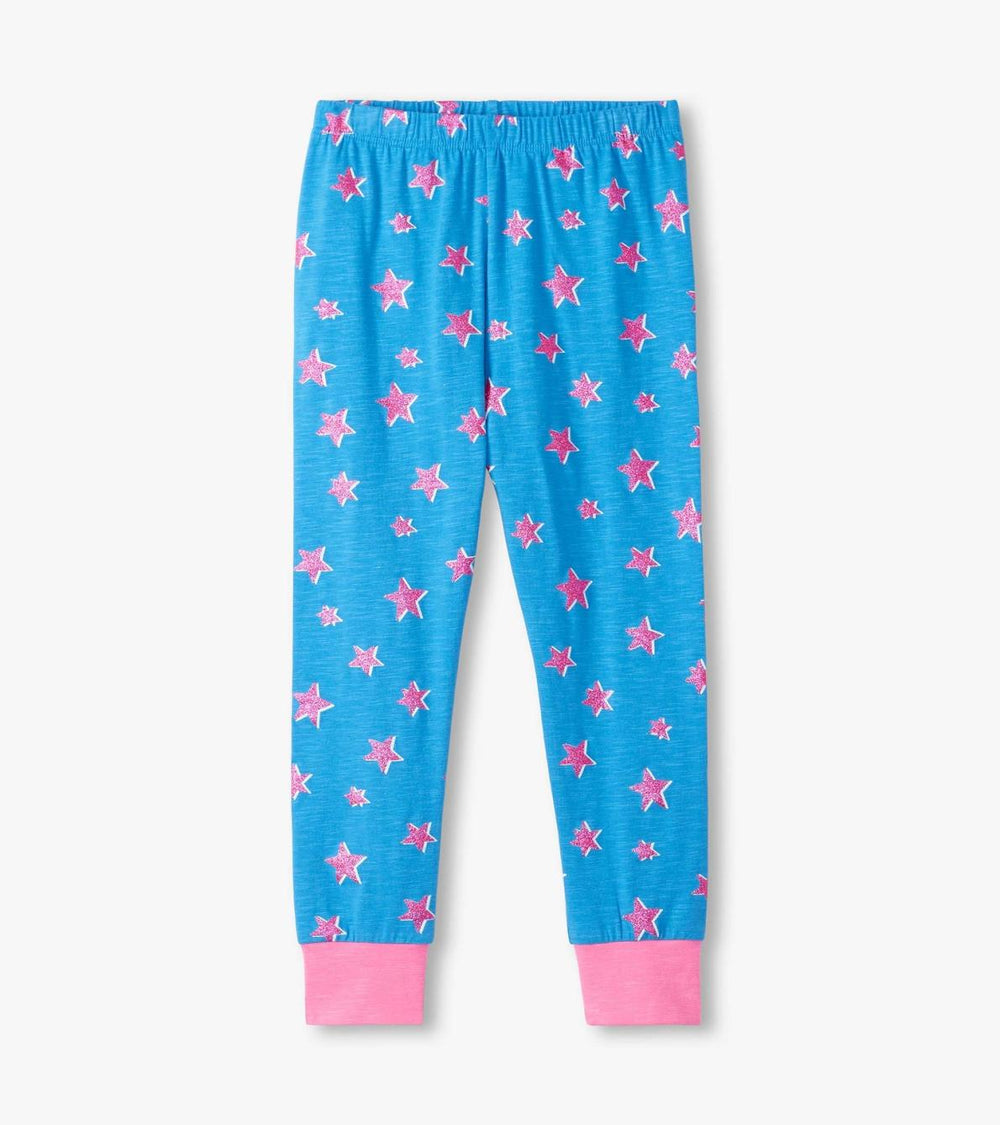Hatley Sleepwear | Girls Girls Glitter Stars Pajama Set