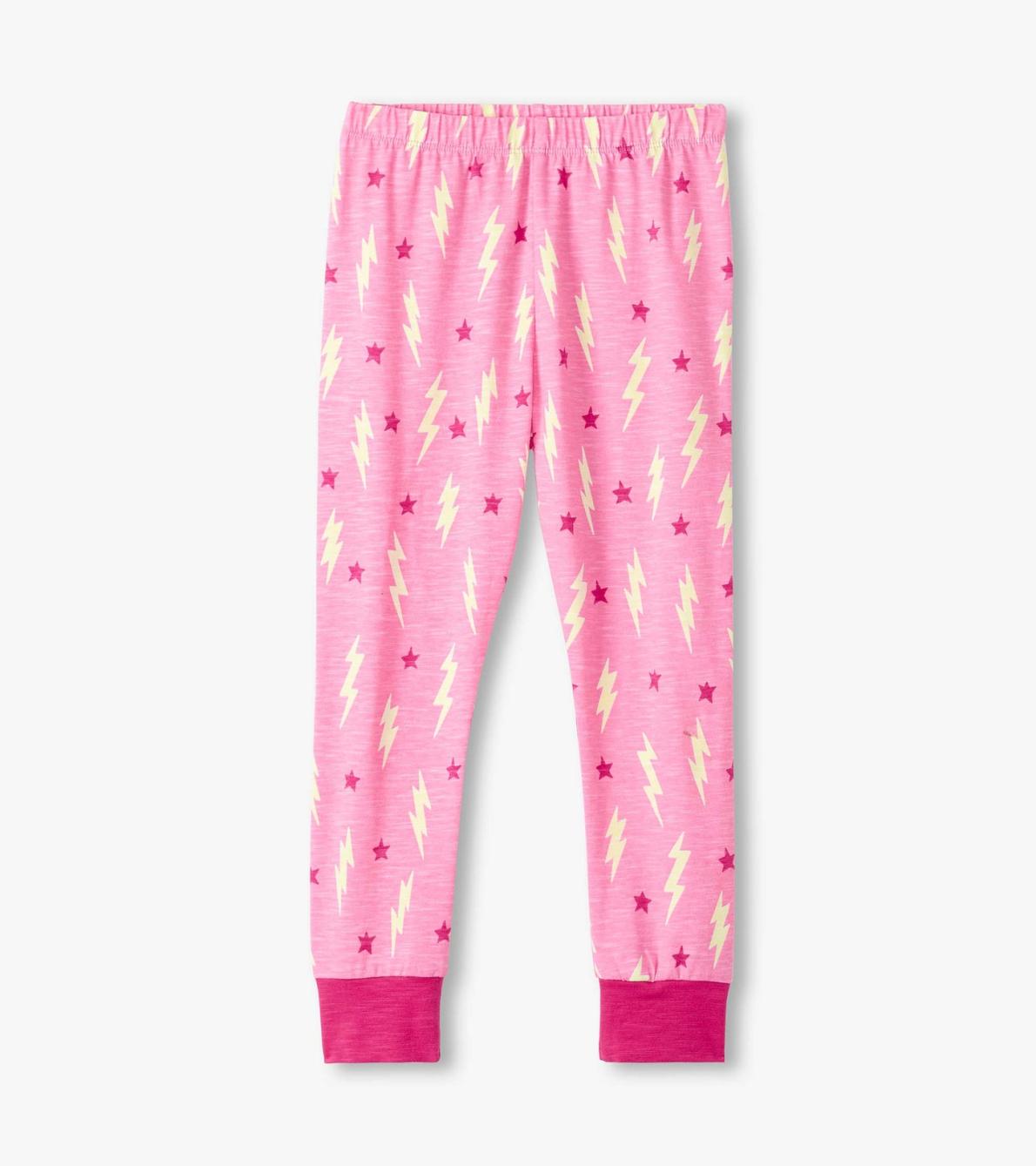 Hatley Sleepwear | Girls Girls Lightning Bolts &amp; Stars Pajama Set