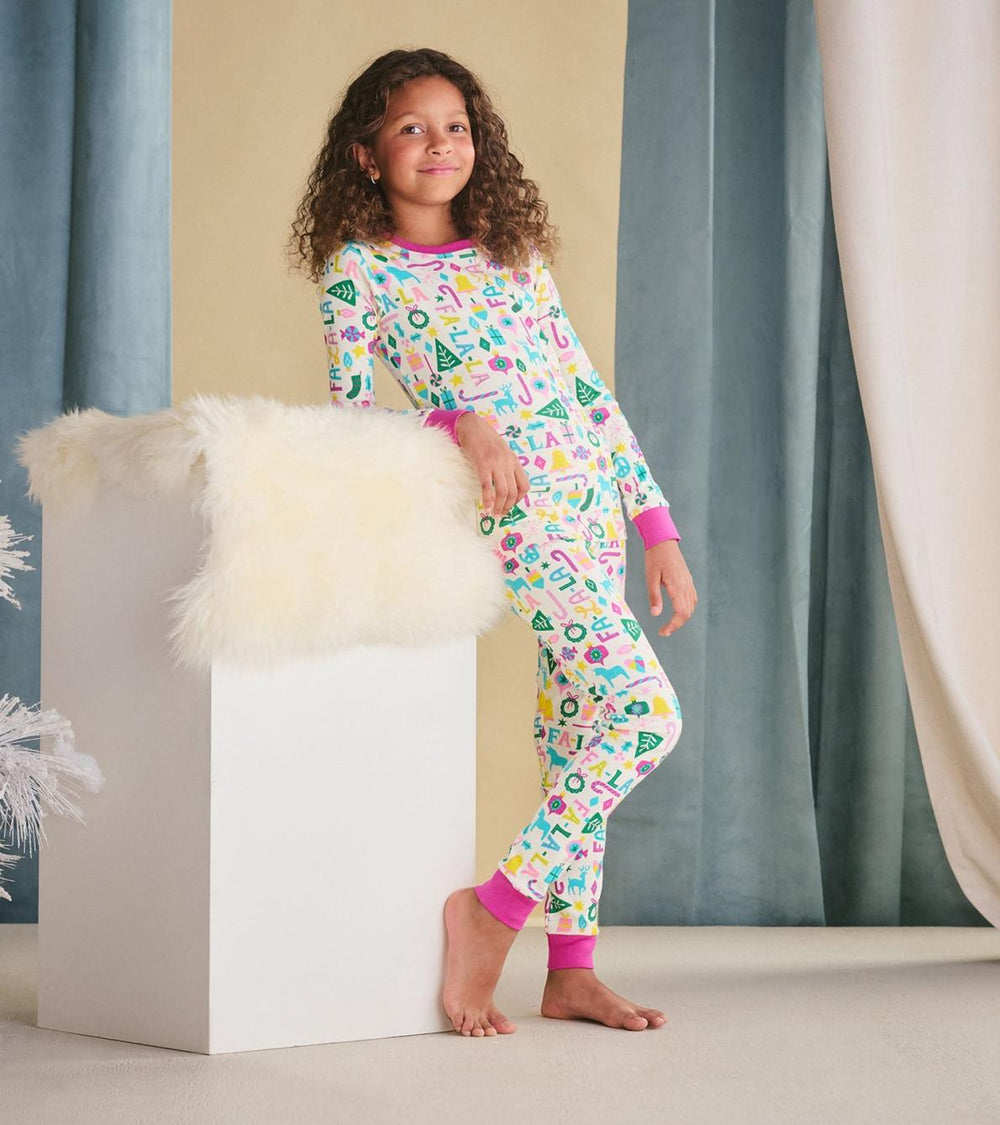 Hatley Sleepwear | Girls Girls Pink Falala Pajama Set