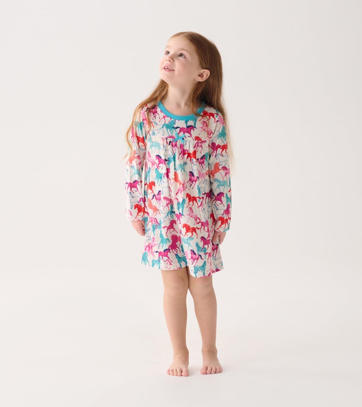 Hatley Sleepwear | Girls Girls Pretty Horses Nightgown
