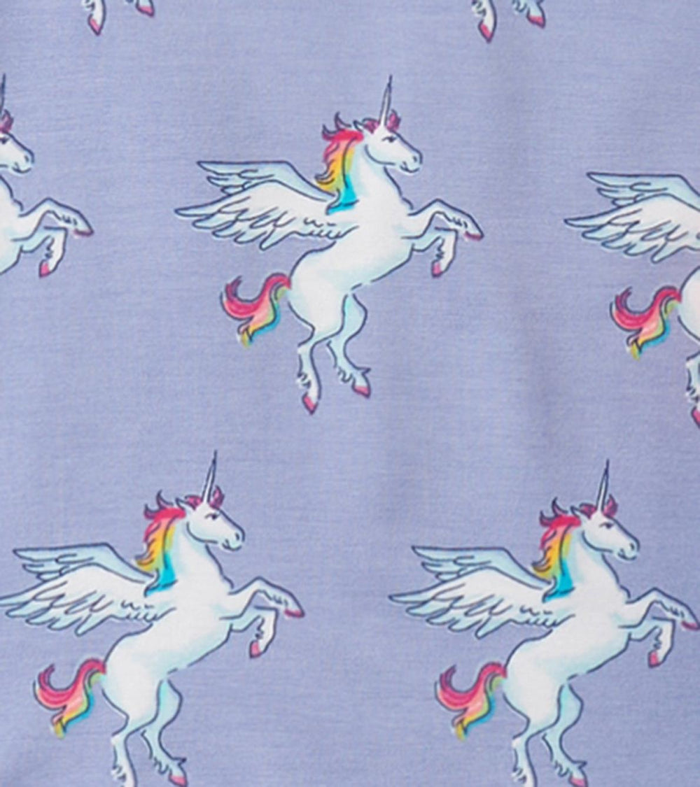 Hatley Sleepwear | Girls Girls Rainbow Unicorn Bamboo Pajama Set