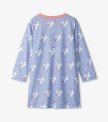 Hatley Sleepwear | Girls Girls Rainbow Unicorn Long Sleeve Nightgown