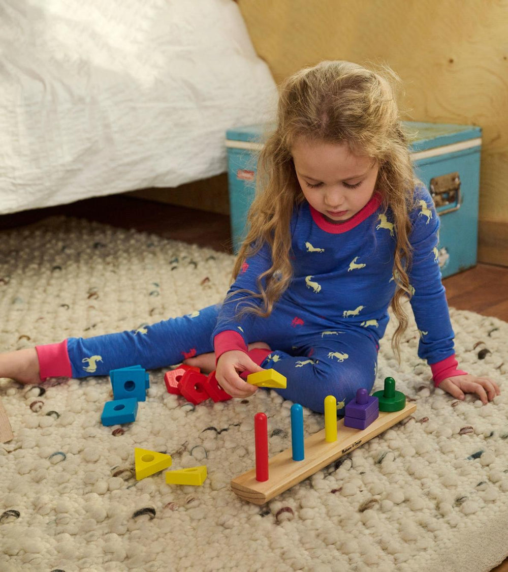 Hatley Sleepwear | Girls Girls Unicorn Glow Pajama Set