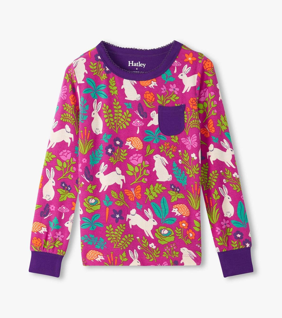 Hatley Sleepwear | Girls Girls Wild Bunnies Bamboo Pajama Set