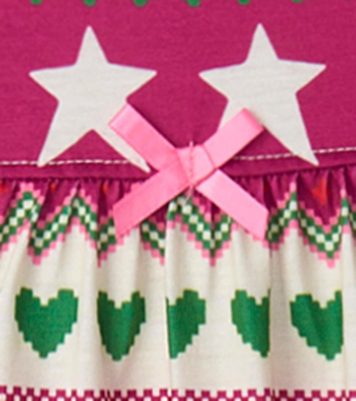 Hatley Sleepwear | Girls Holiday Fair Isle Long Sleeve Girls Nightgown