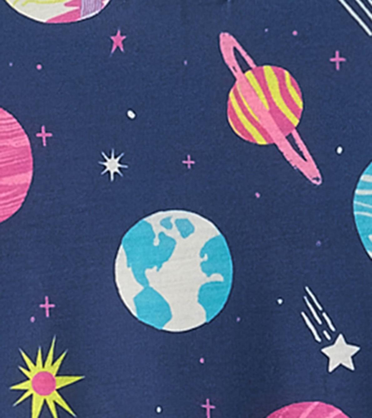 Hatley Sleepwear | Girls Interstellar Long Sleeve Girls Nightgown